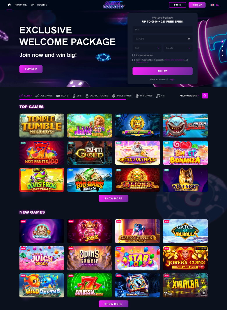 Slots Gallery Casino